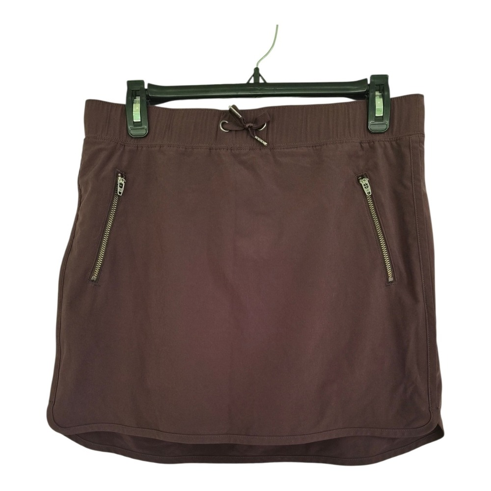 Athleta Brown Athletic Skort Women's Small Lined Tennis Golf Running Skirt